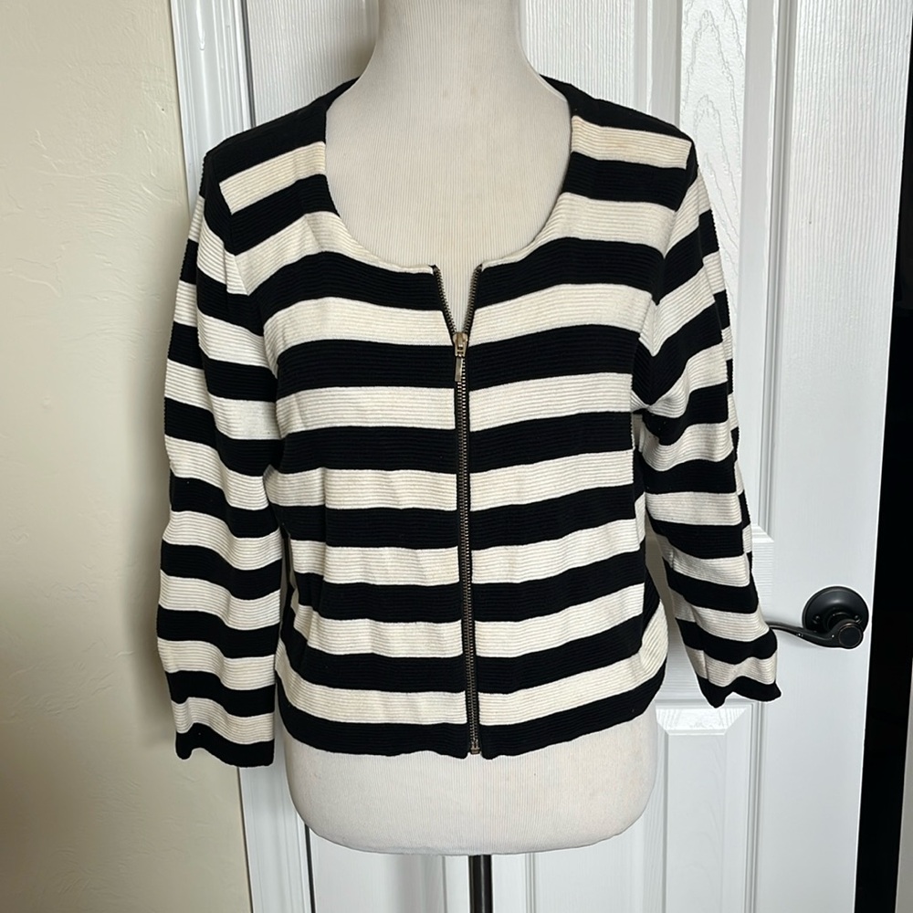 ELLE Striped Jacket/Cardigan